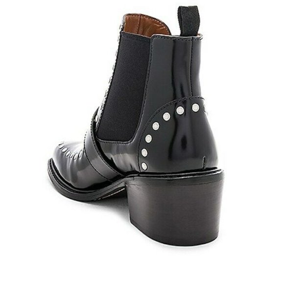 COACH  Spazzolato Leather Nora Chelsea Bootie With Studs Excellent condition - Picture 12 of 12